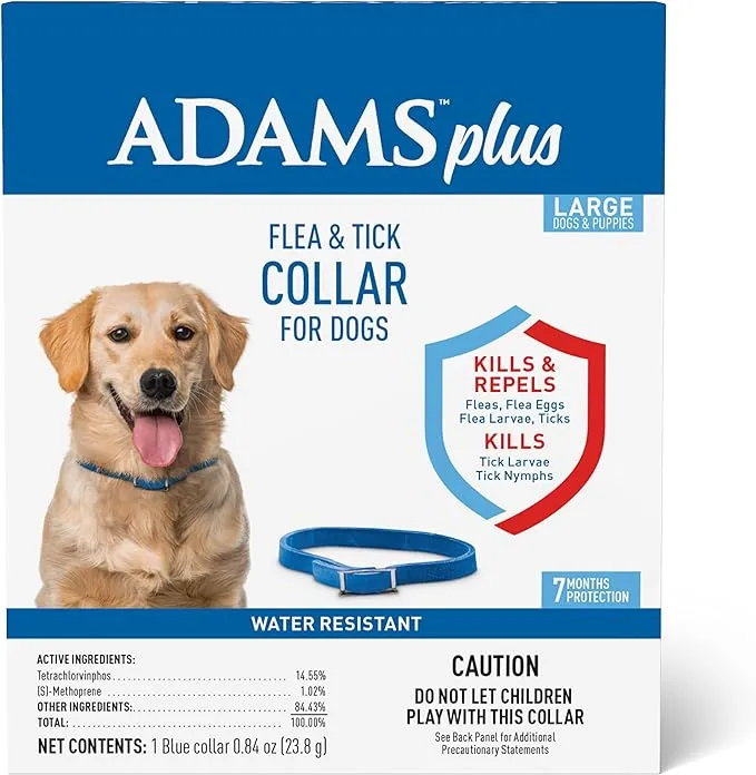 Adams Plus Dog Flea & Tick Collar