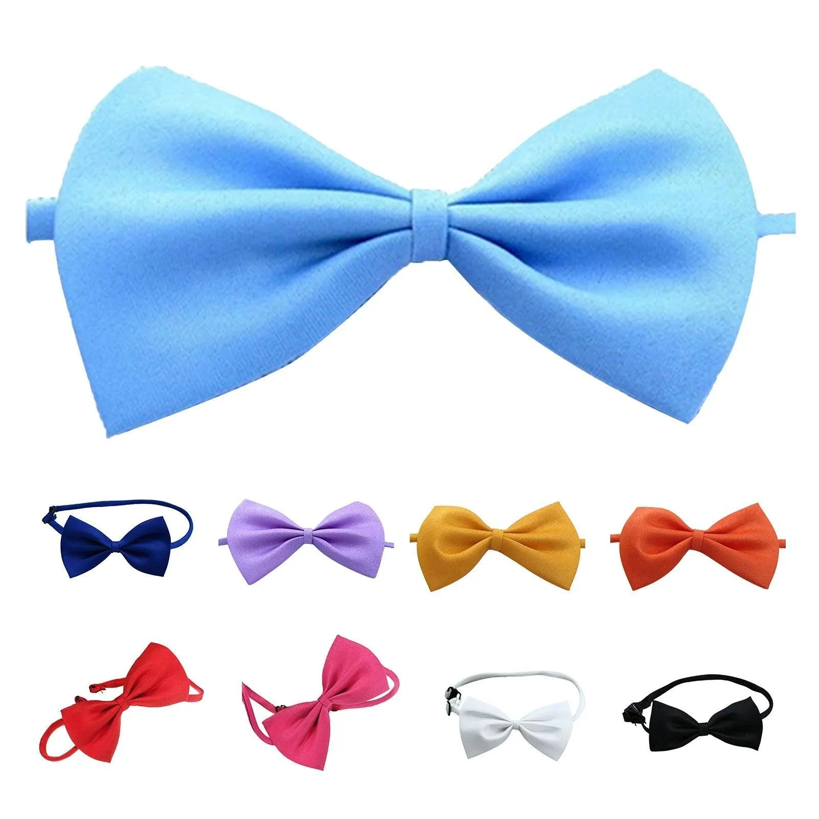 Adjustable Chic Bow Tie for Fashionable Pets: Stylish Dog & Cat Accessory