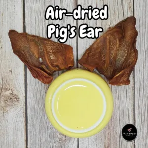 Air Dried Pet Treats Dehydrated Pork Ear