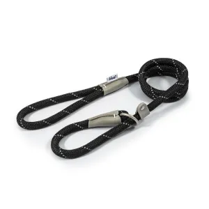 Ancol Viva Rope Slip Lead Black