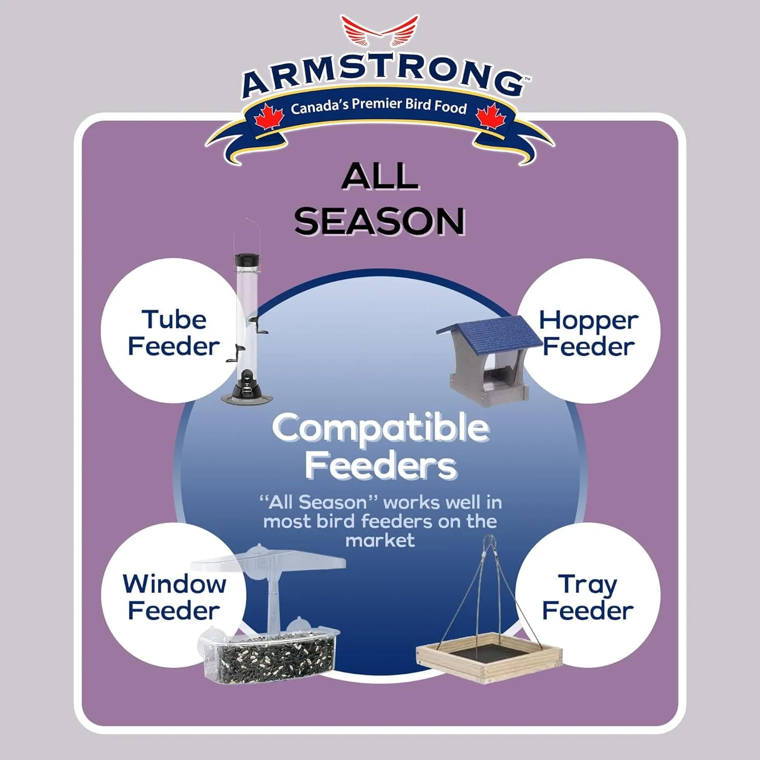 Armstrong Feather Treat All Season Wild Bird Food Blend 15lbs