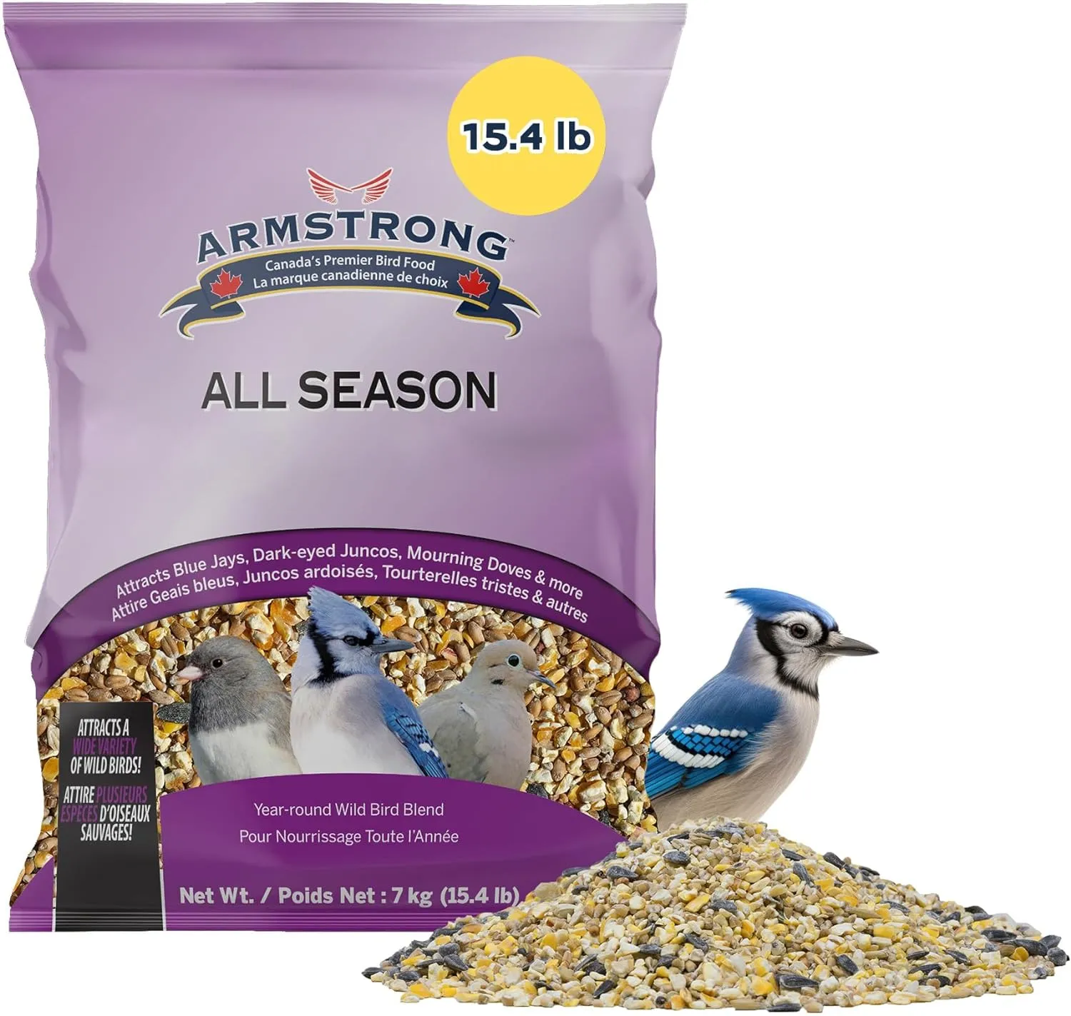 Armstrong Feather Treat All Season Wild Bird Food Blend 15lbs