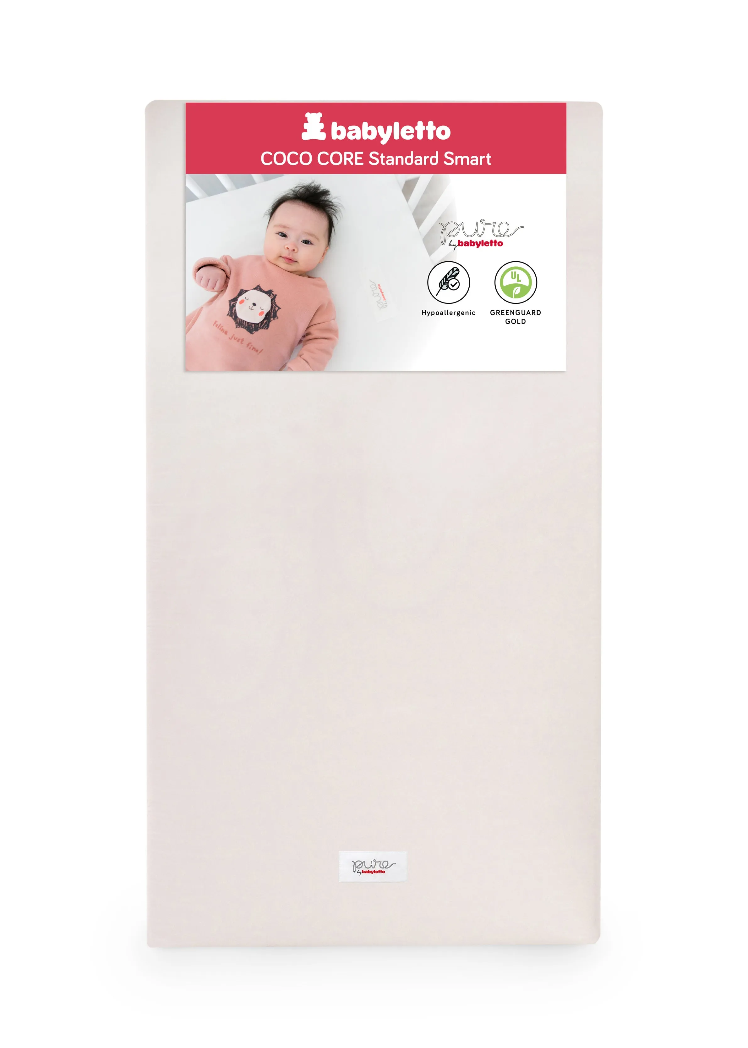 BABYLETTO COCO CORE MATTRESS WITH SMART WATER REPELLENT COVER - NATURALLY FIRM