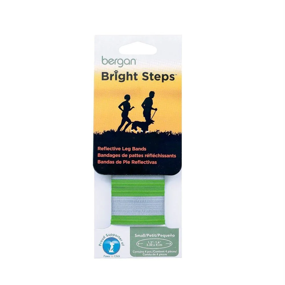 Bergan Bright Steps Reflective Leg Bands Small Green