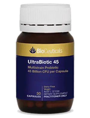 Bioceuticals UltraBiotic 45 Multistrain Probiotic 45 Billion CFU per Capsule