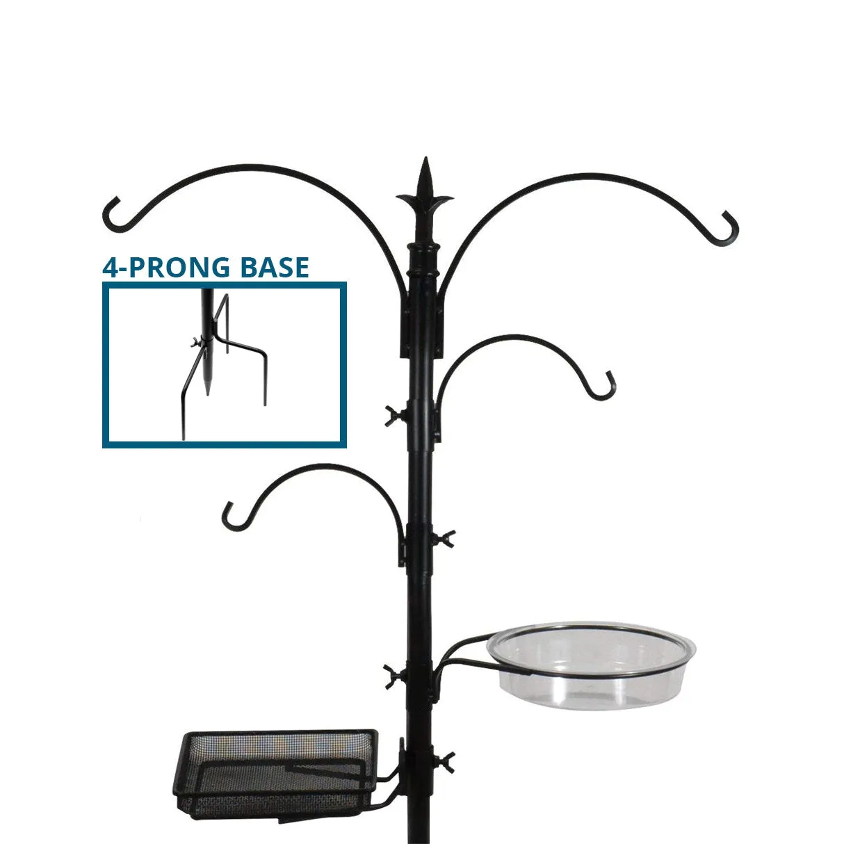 Bird Feeding Bath Station (4 Prongs)