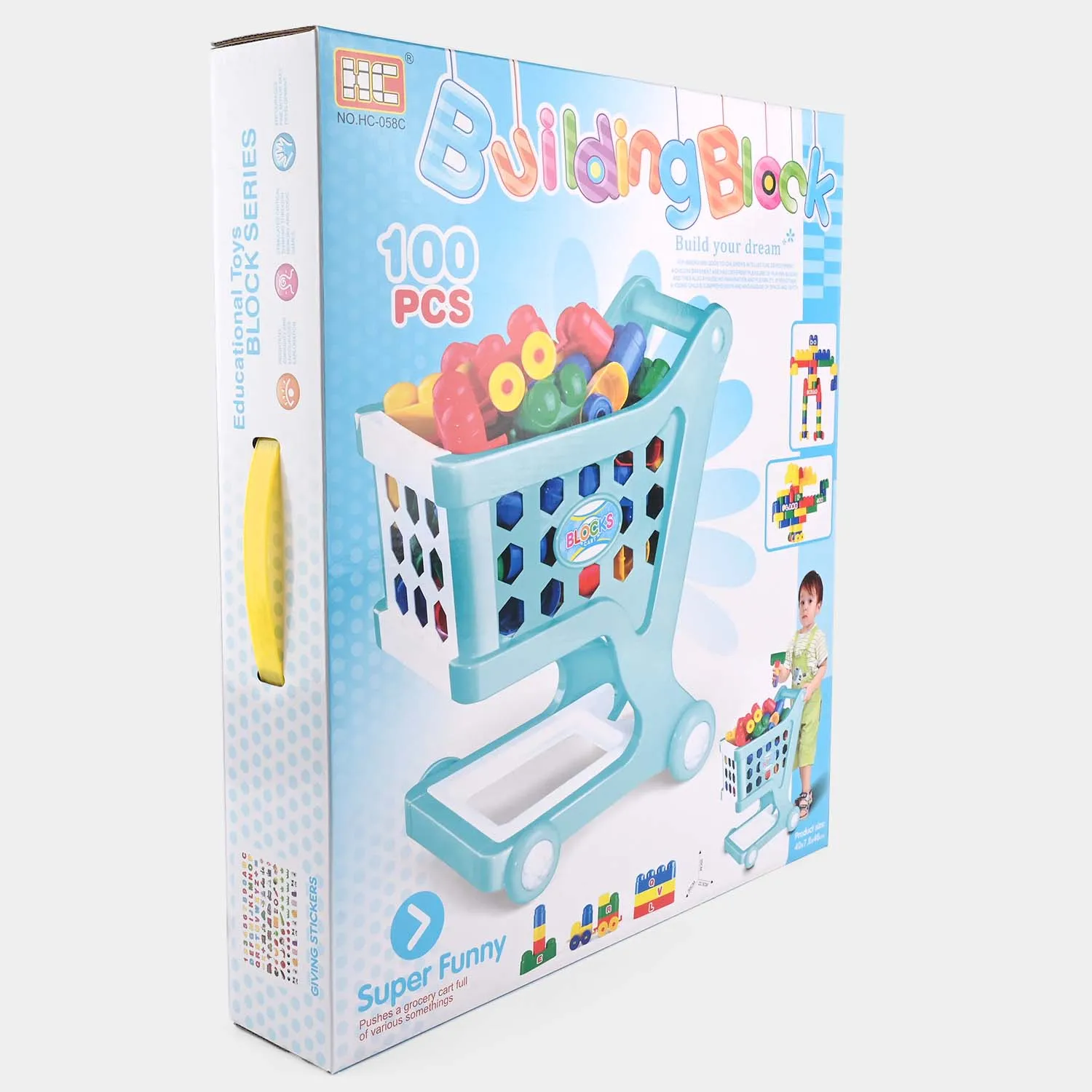 Blocks Cart 100pcs For Kids