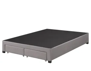 Bradley Queen Platform Bed Base, Grey