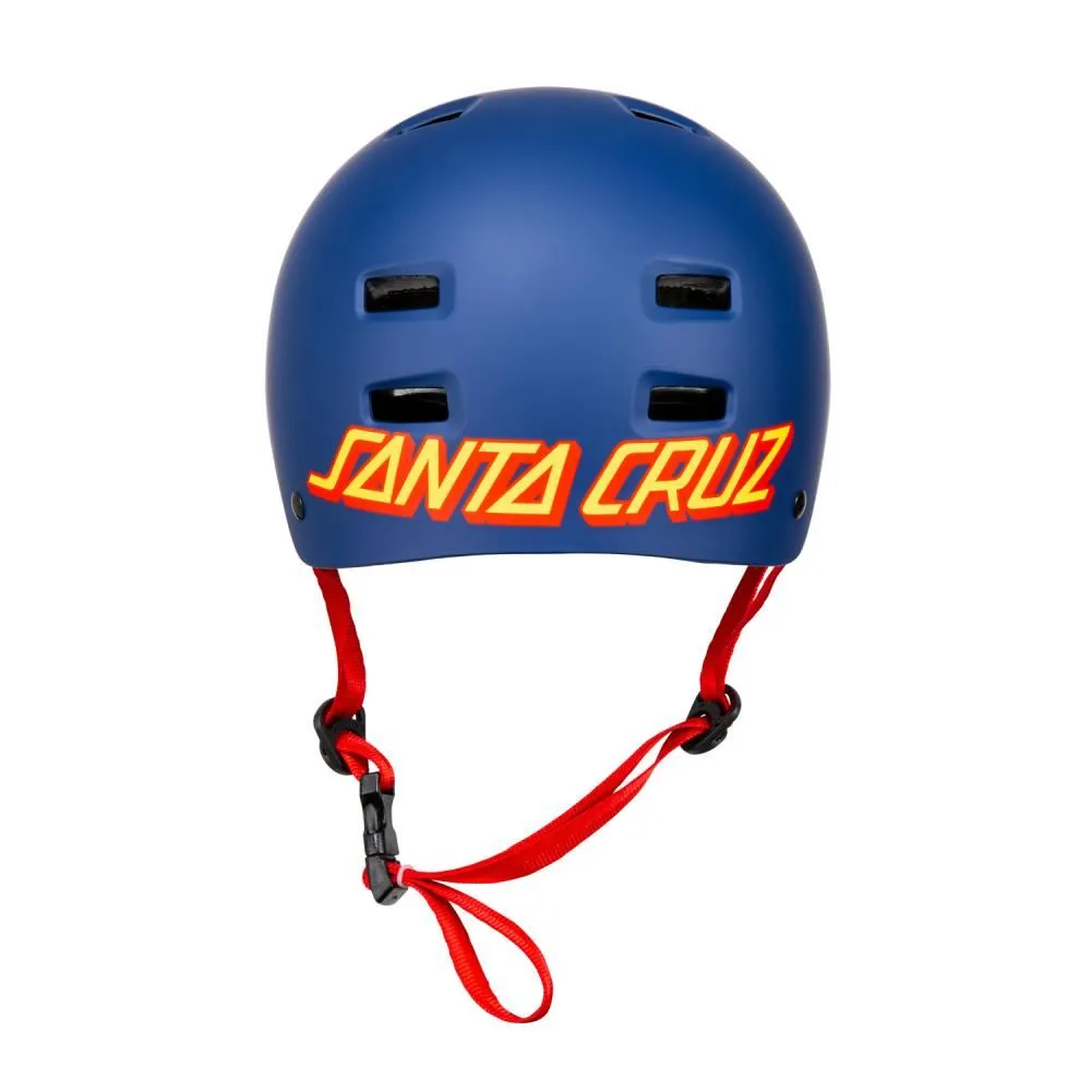 Bullet x Santa Cruz Helmet Strip Logo - Matt Blue