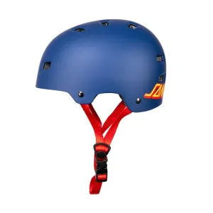 Bullet x Santa Cruz Helmet Strip Logo - Matt Blue