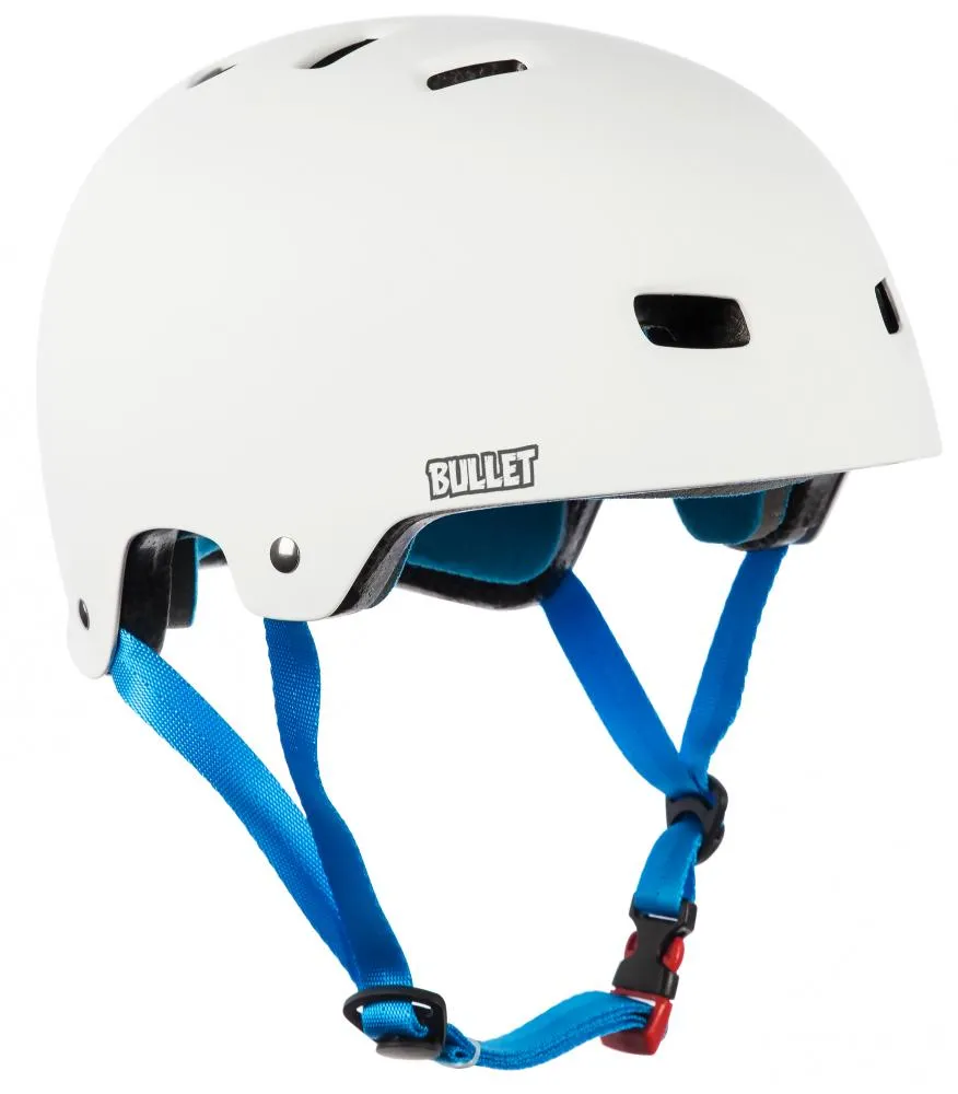 Bullet X Santa Cruz Skate Helmet Screaming Hand Matt White