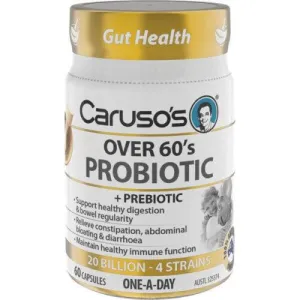 CARUSO'S PROBIOTIC OVER 60S CAPS 60