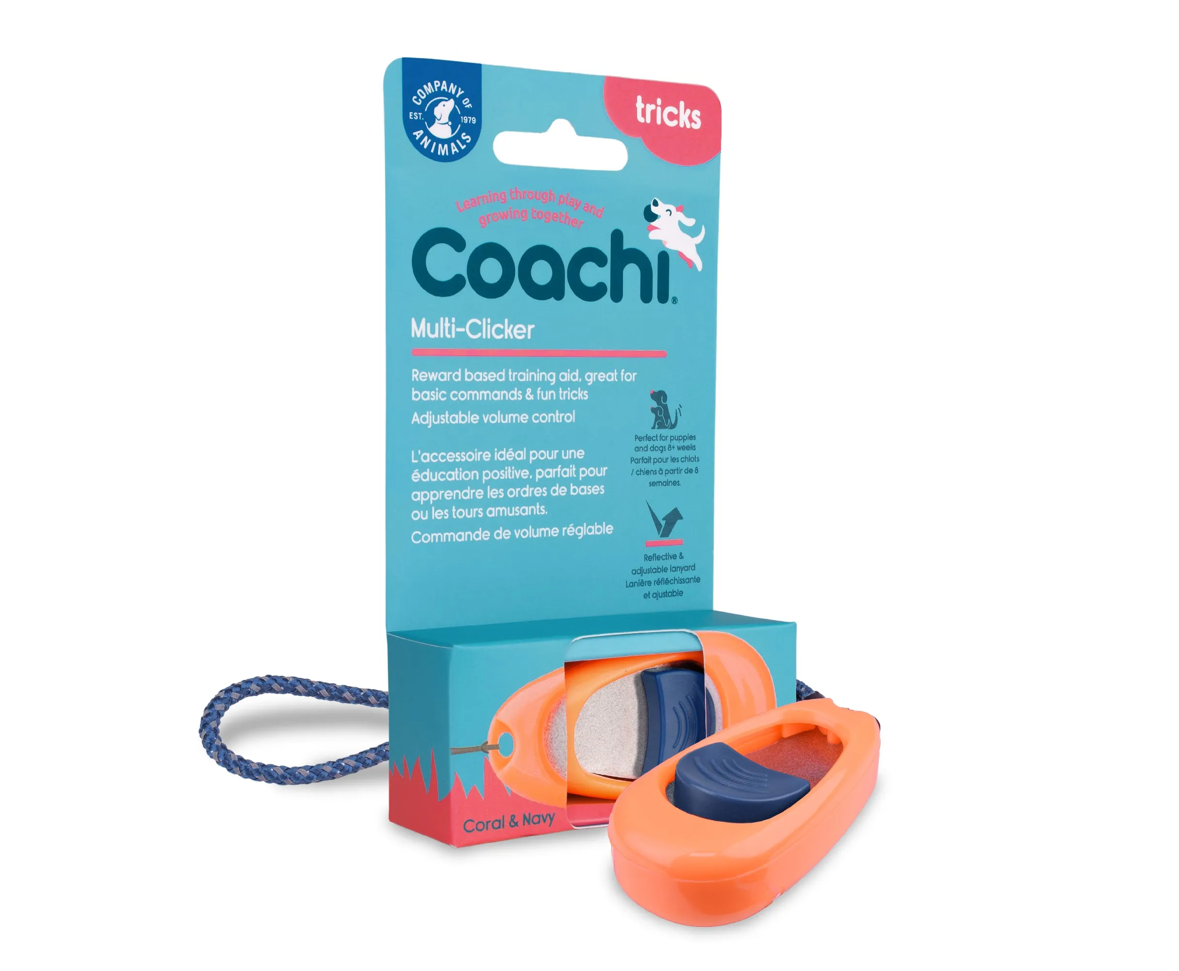 Coachi Multi-Clicker (Navy or Coral)