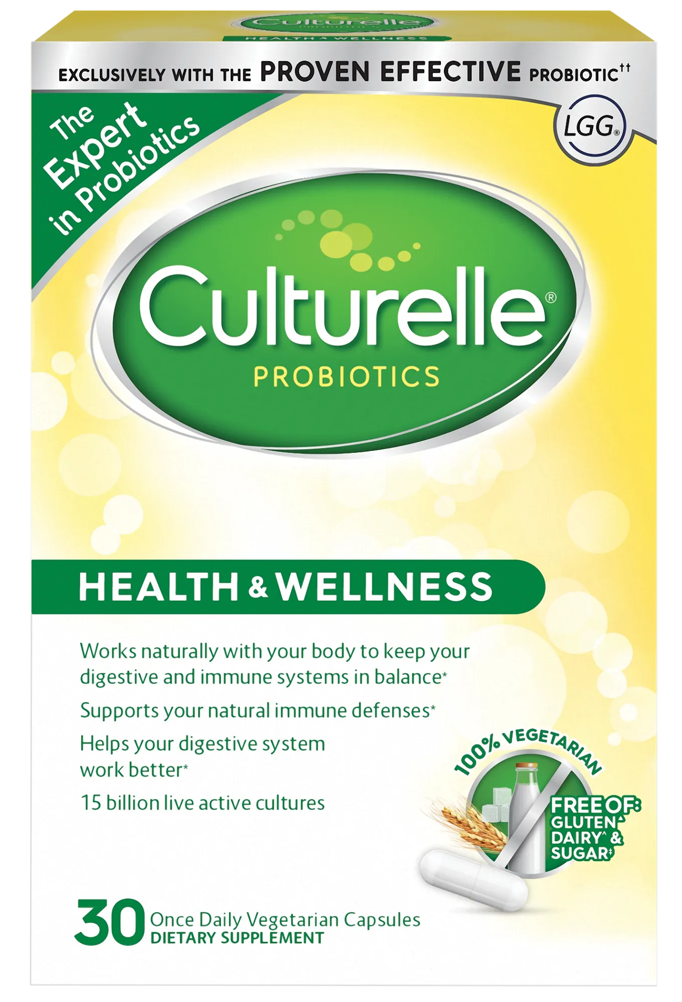 Culturelle Health & Wellness 30 Vegetarian Capsules