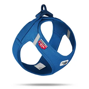 Curli Clasp Air-Mesh Vest Dog Harness Blue