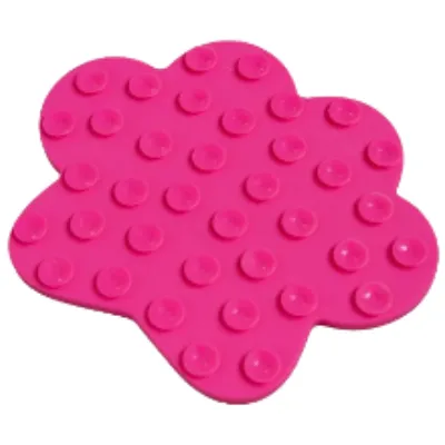 DexyPaws - Paw Print Enrichment Licking Mat - Pink