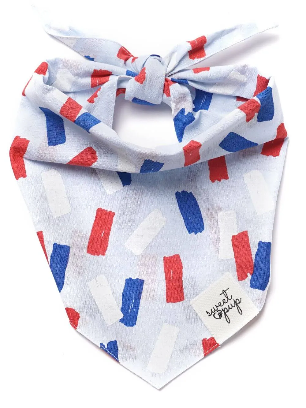 Dog Bandana - Summer Dazzle Red & Blue