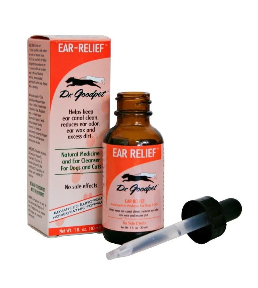 Dr. Goodpet Ear Relief Homeopathic 1 oz Liquid