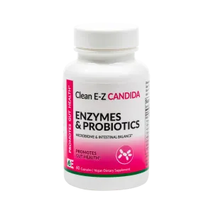 Dynamic Enzymes Clean E-Z Candida Enzymes & Probiotics 60 Capsules