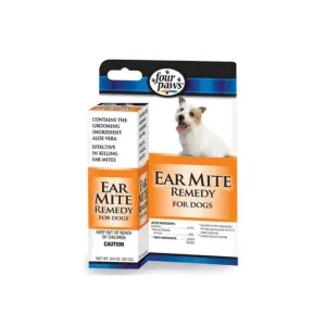 Four Paws Ear Mite Remedy for Dogs