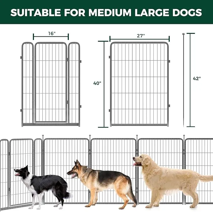 FXW Decorative Garden/Dog Fence 40in.x18ft. (Black)