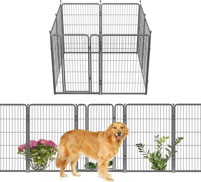 FXW Decorative Garden/Dog Fence 40in.x18ft. (Black)