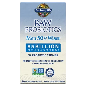 Garden of Life Raw Probiotics Men Cooler 50 & Wiser Capsules