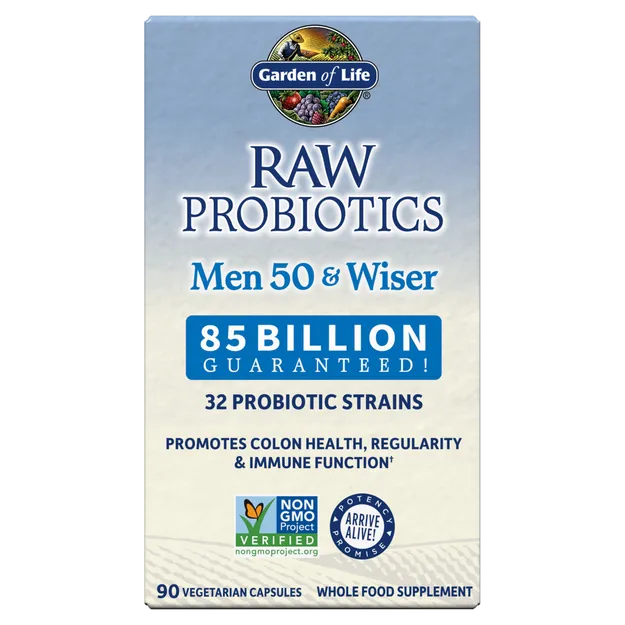 Garden of Life Raw Probiotics Men Cooler 50 & Wiser Capsules