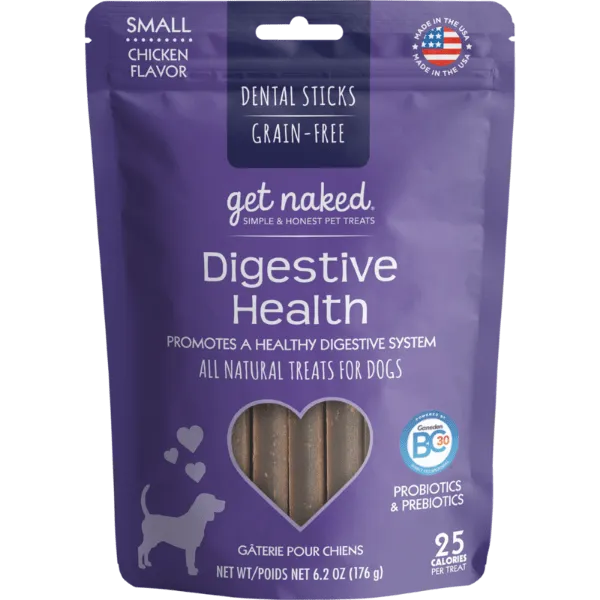 Get Naked Digestive Health Dog Dental Chew Sticks