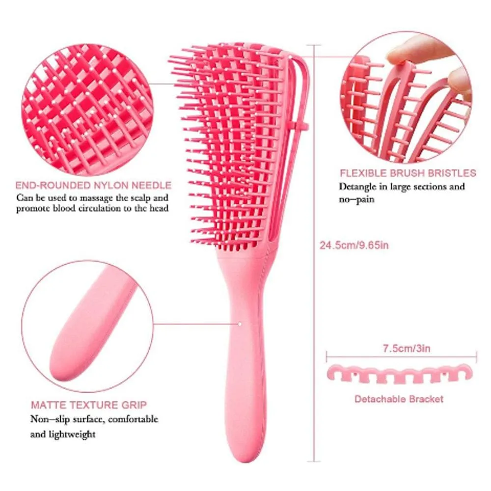 HairLuxePro™ Massage & Detangle Brush - for Curly Hairlocks