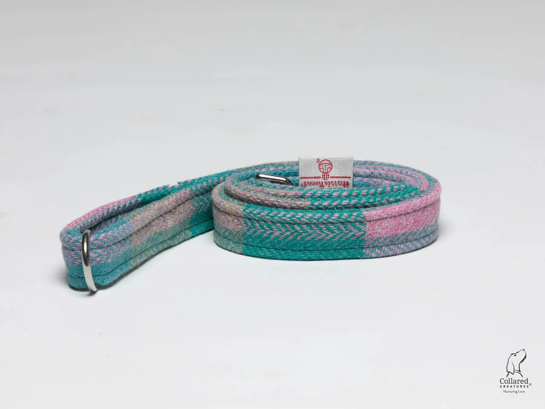 Harris Tweed Summer Herringbone Dog Collar