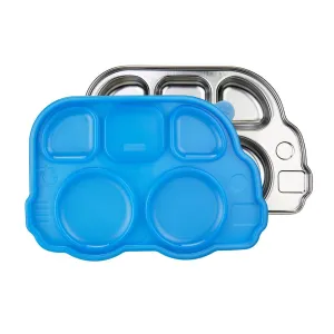 Innobaby Din Din SMART Stainless Steel Divided BPA Free Plate With Sectional Lid