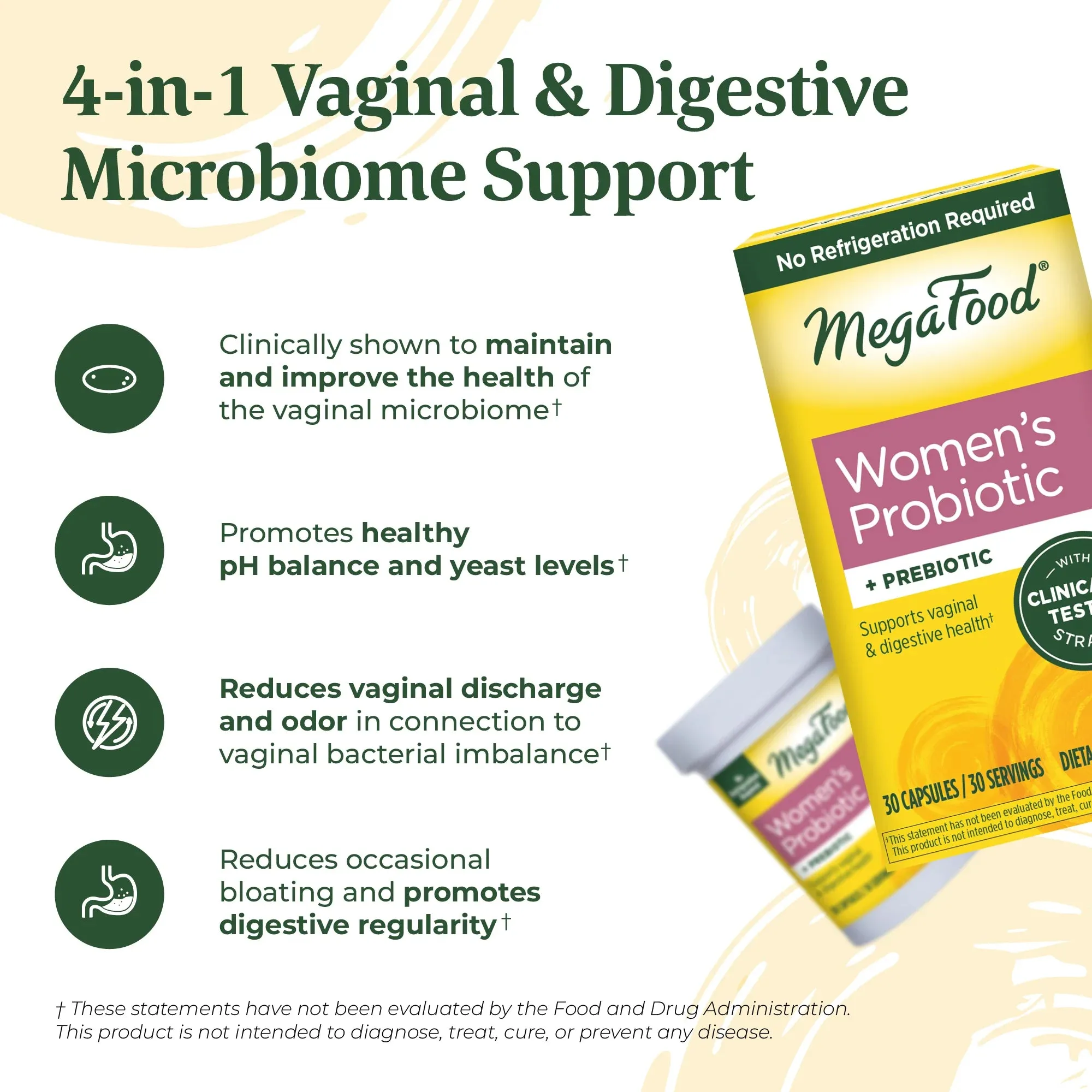 MegaFood Women's Probiotic   Prebiotic 30ct