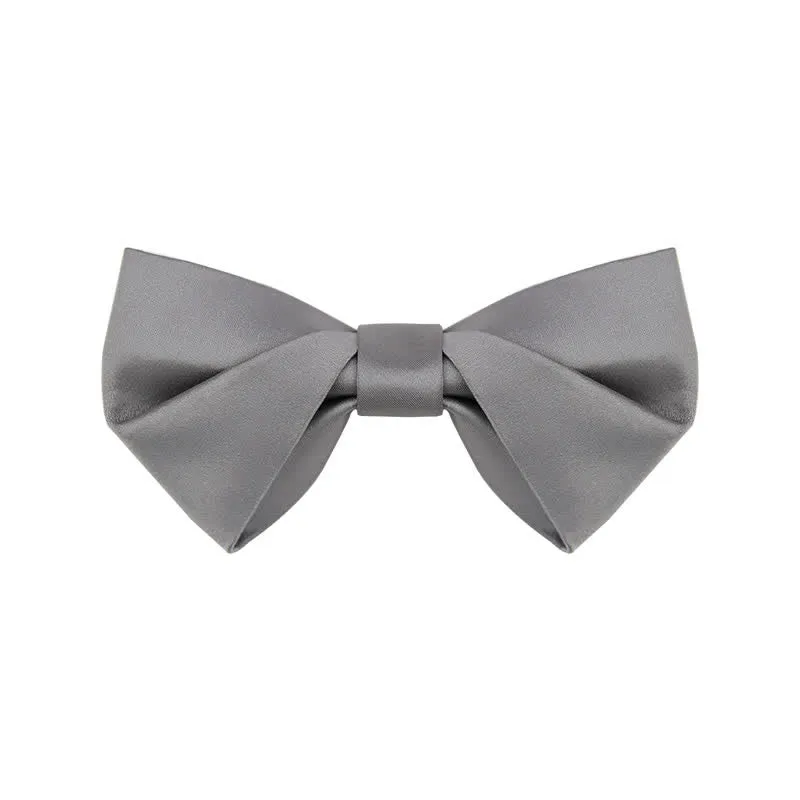 Men's Classic Simple Solid Color Wedding Bow Tie