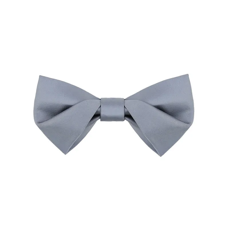 Men's Classic Simple Solid Color Wedding Bow Tie