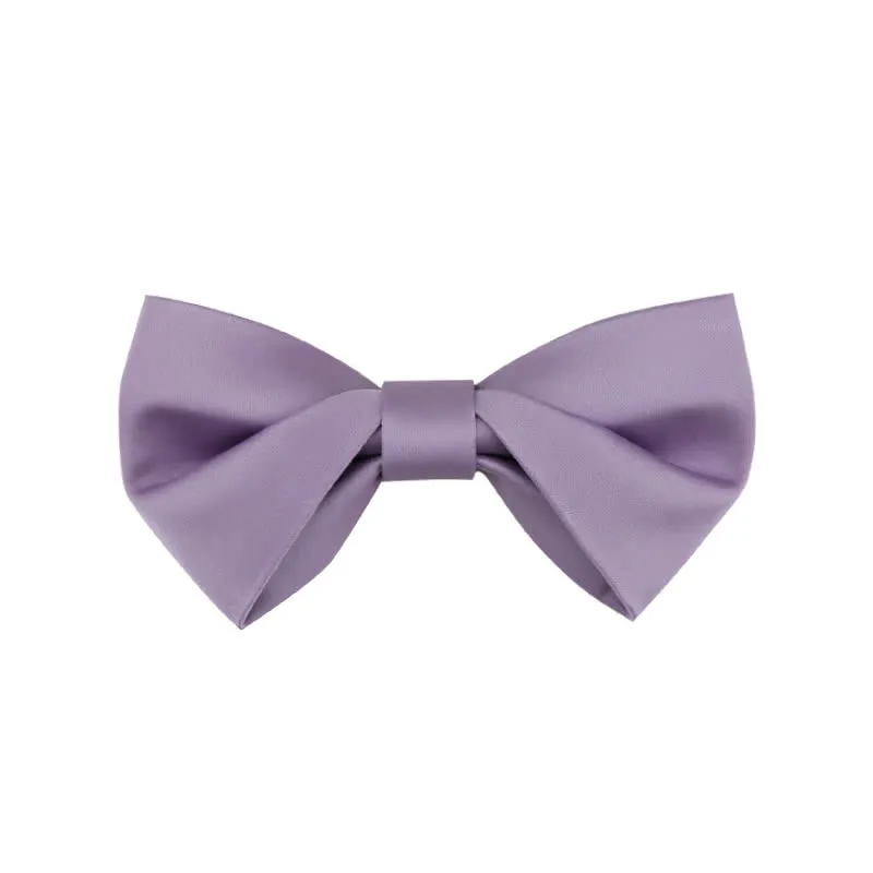 Men's Classic Simple Solid Color Wedding Bow Tie