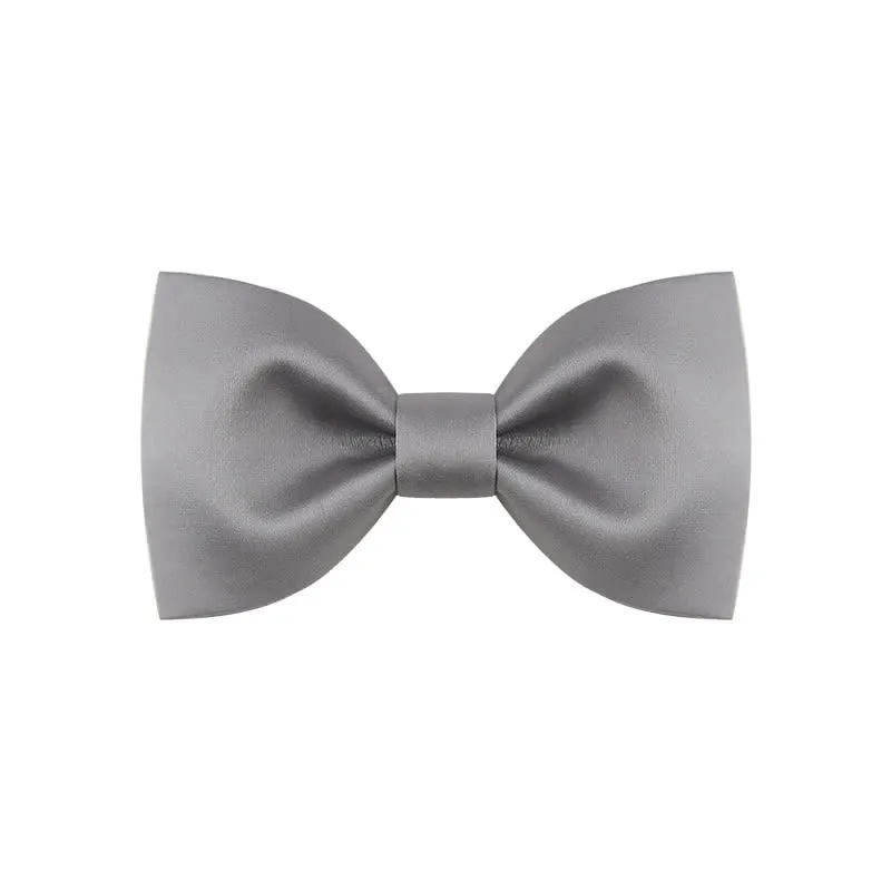 Men's Classic Simple Solid Color Wedding Bow Tie