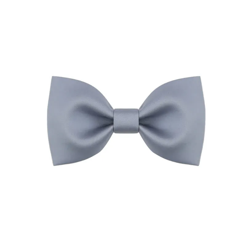 Men's Classic Simple Solid Color Wedding Bow Tie