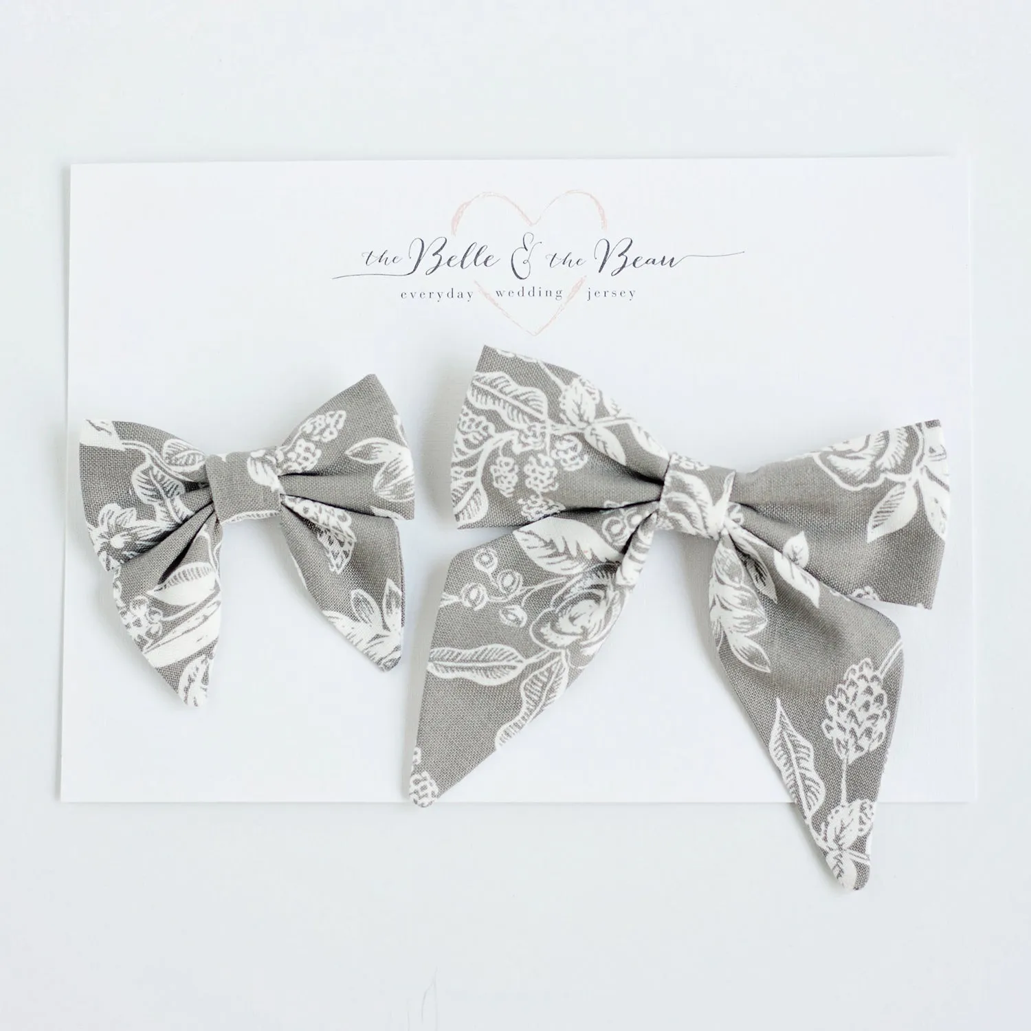 Men's Pre-Tied Bow Tie / Grey Toile