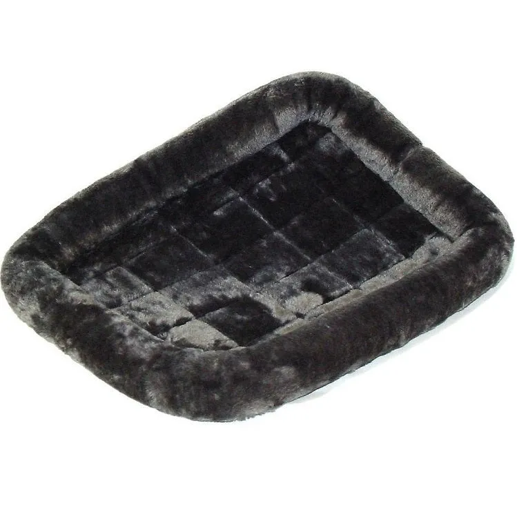 Midwest Quiet Time Gray Fleece Pet Bed