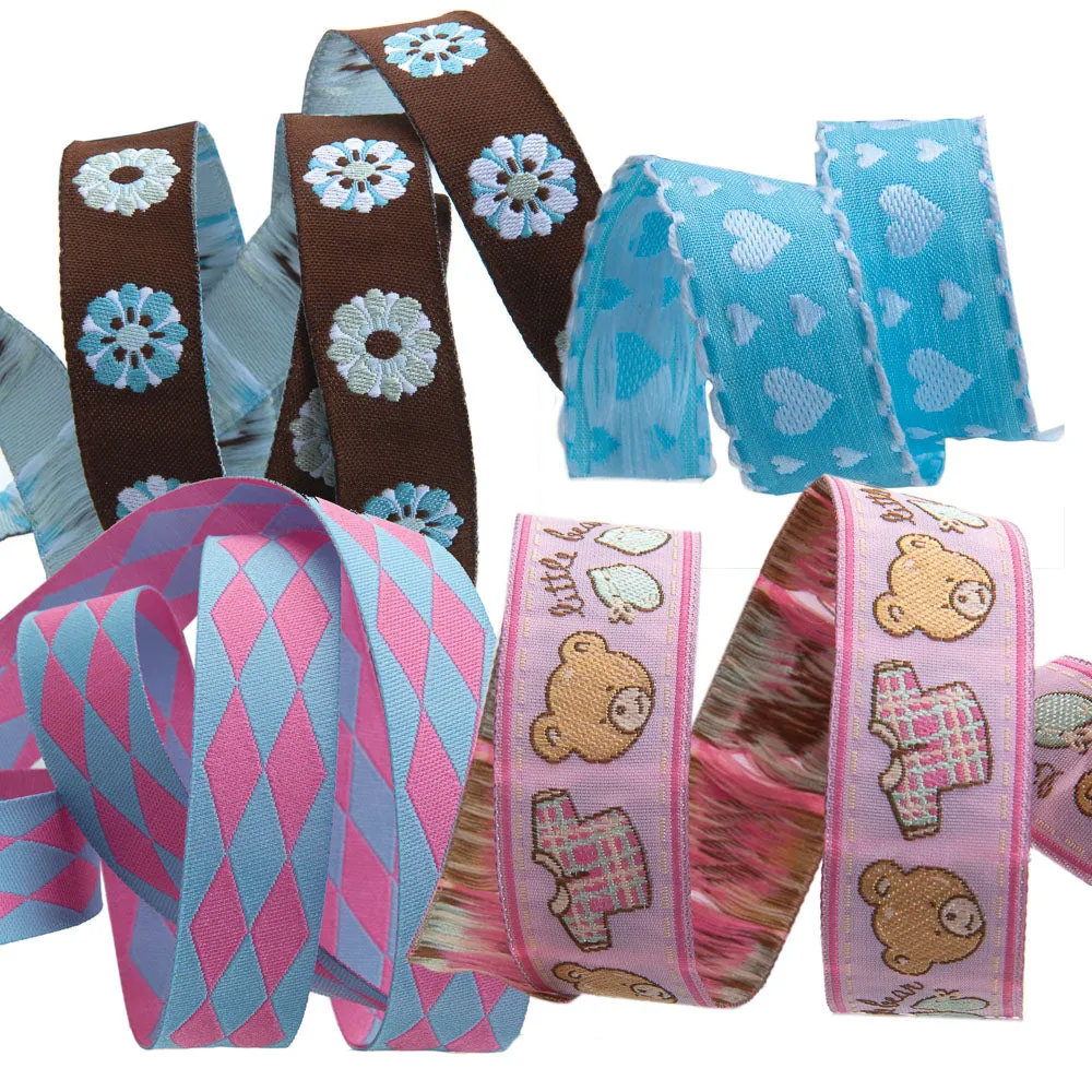 Mini Ribbon Pack - Bears on Pink