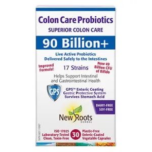 New Roots Colon Care Probiotics 90 Billion 