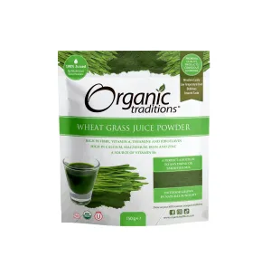 Organic Traditions Wheat Grass Juice Powder 150g