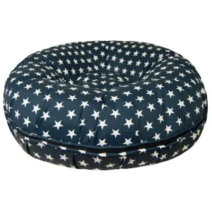 Outdoor Bagel Dog Bed Star Banner