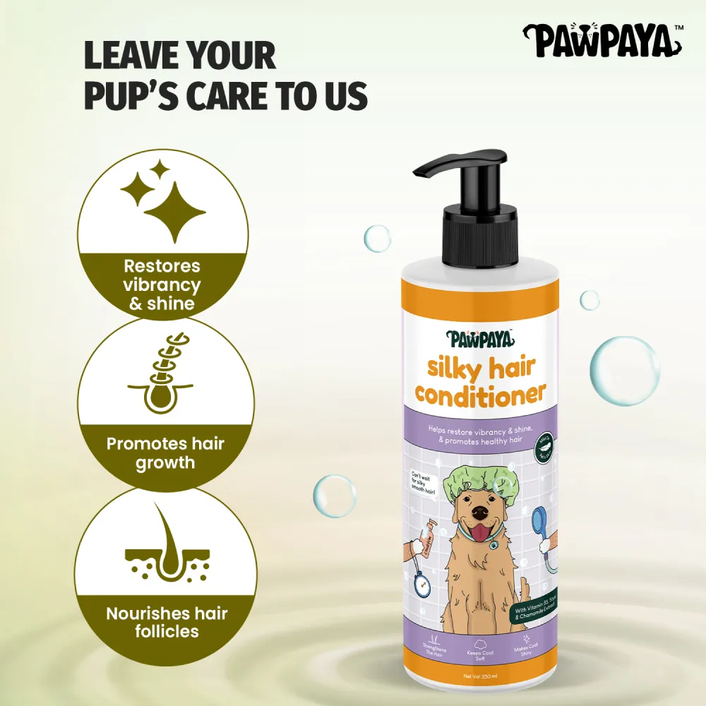 Pawpaya Silky Hair Conditioner for Dogs