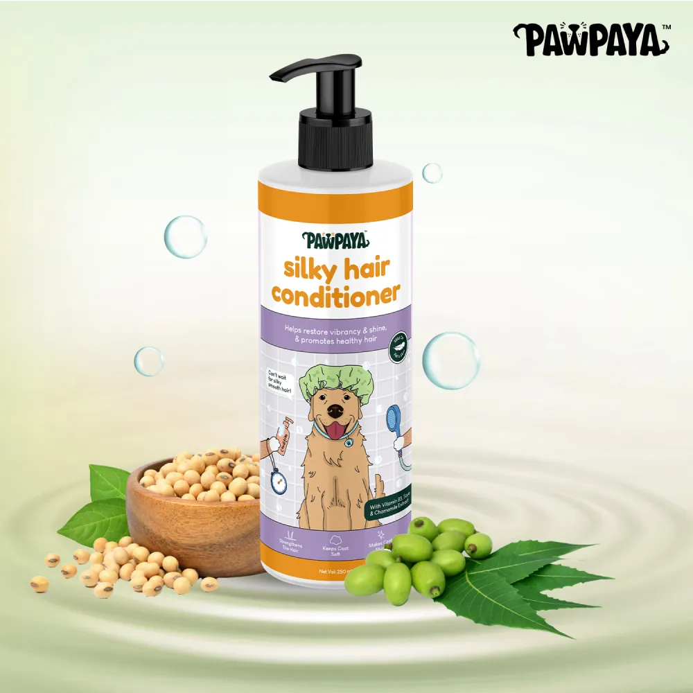 Pawpaya Silky Hair Conditioner for Dogs