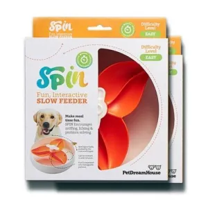 Pet DreamHouse Spin Interactive Slow Feeder for Dogs Bougainvillea