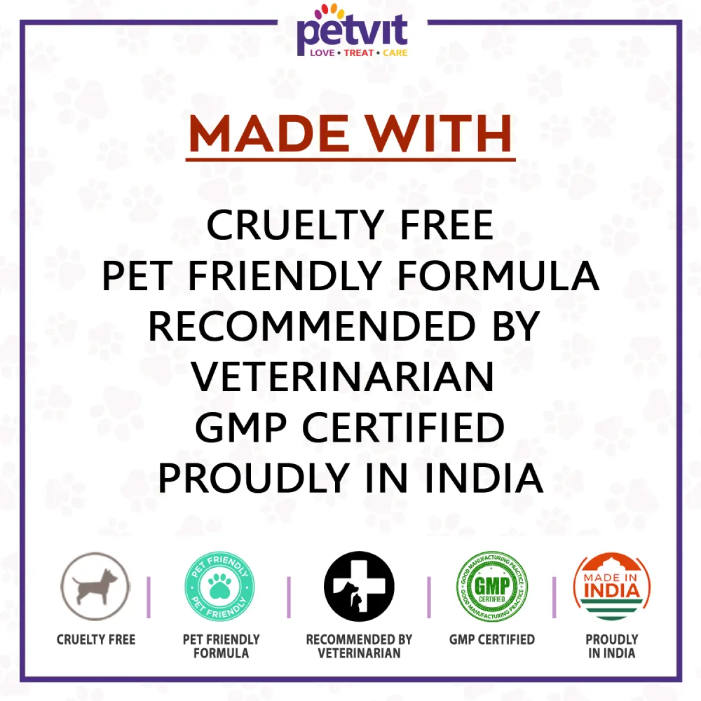 Petvit Plant Based Natural Waterless Shampoo for Dogs (Limited Shelf Life)