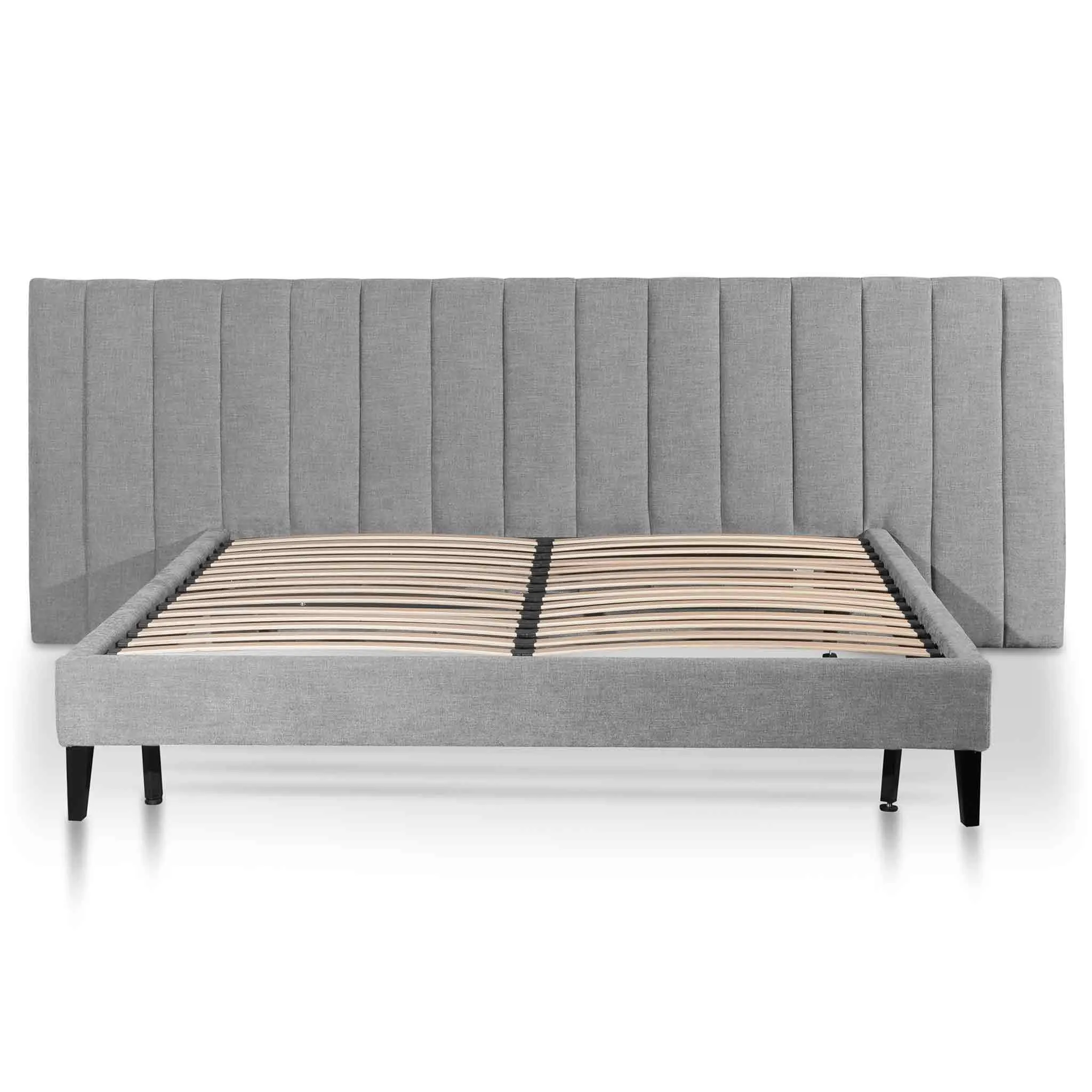 Queen Sized Bed Frame - Flint Grey