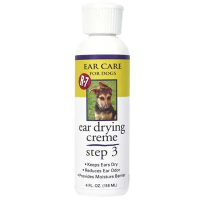 R-7 Ear Care Drying Creme for Dogs and Cats - 4oz.